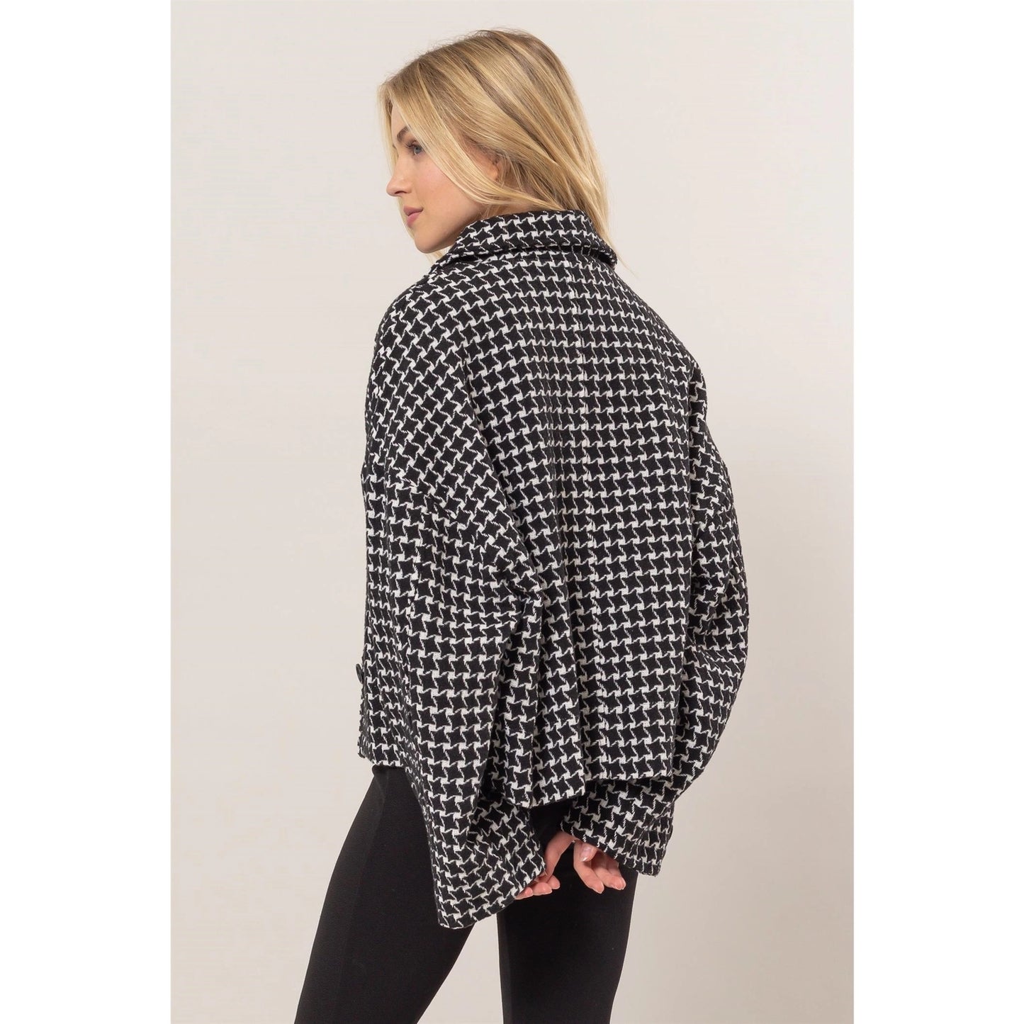 Alicia Plaid Oversized Jacket
