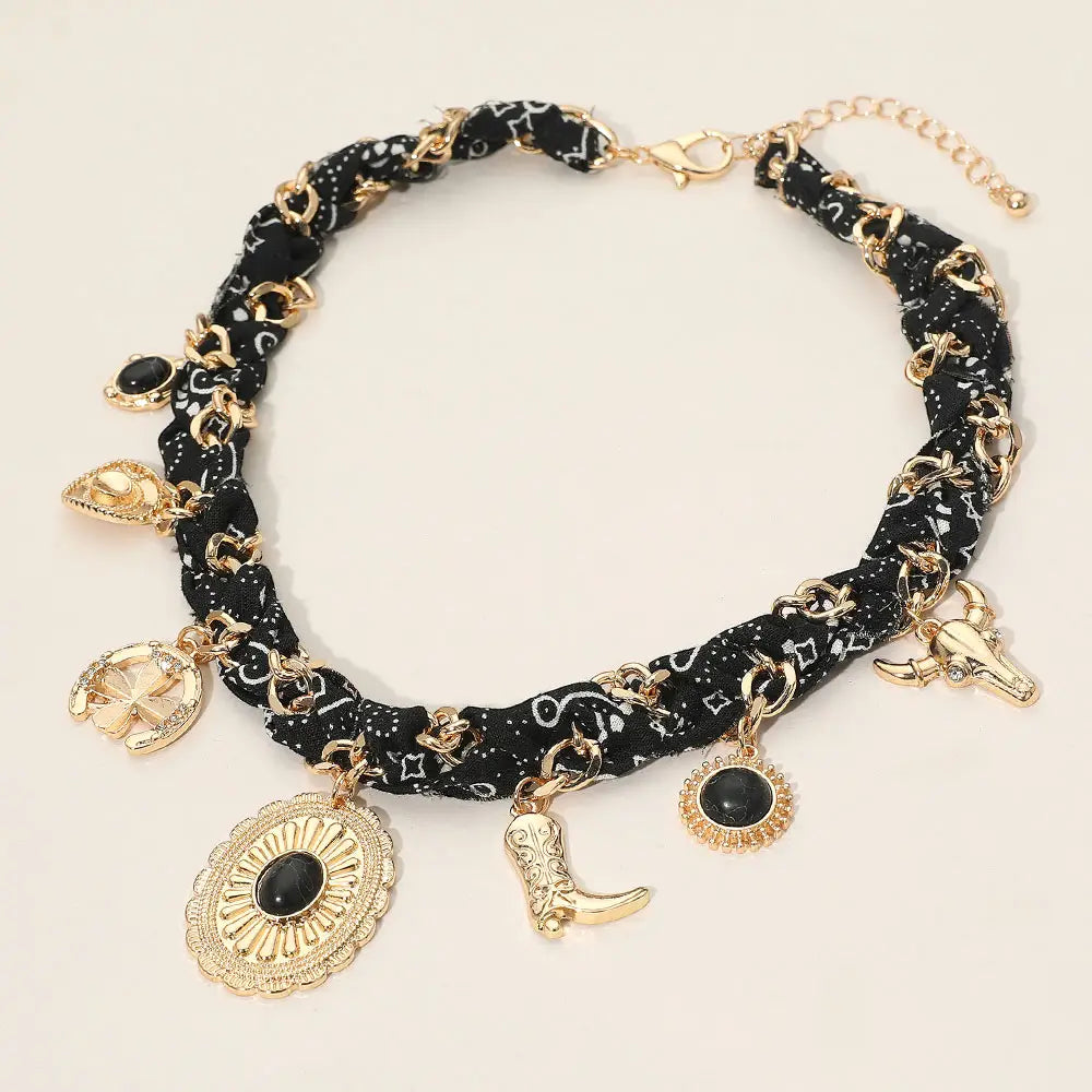 Western Charm Bandana Necklace
