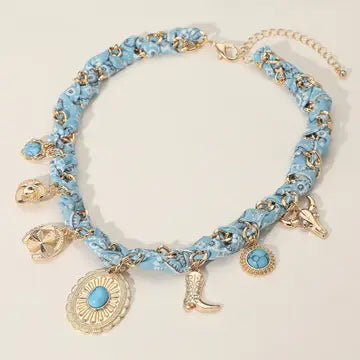 Western Charm Bandana Necklace